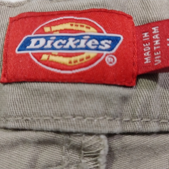 Dickies Juniors Women's Sz.11 Beige Chinos Classic Straight Leg Cotton Blend - Picture 10 of 13